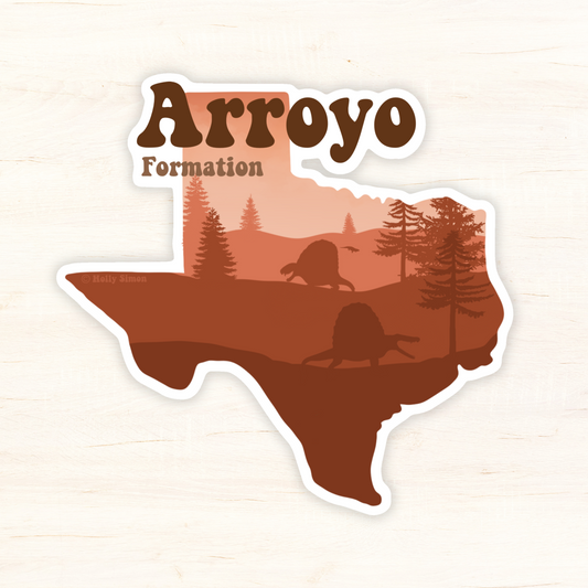 Arroyo Formation Texas Sticker