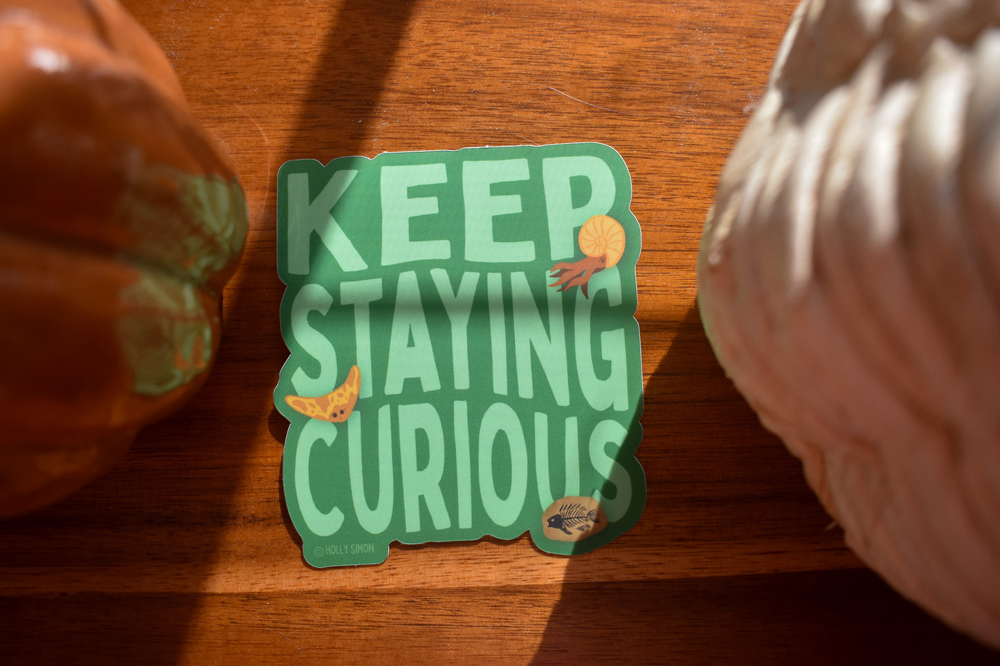Keep Staying Curious! Matte Sticker