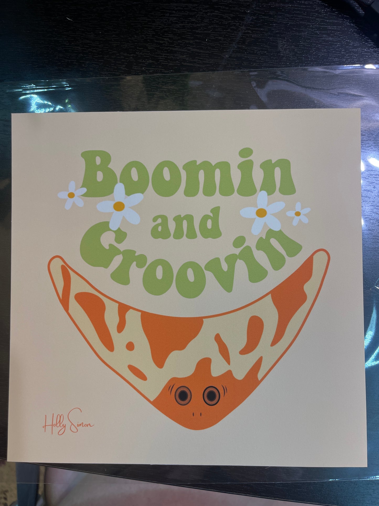 Boomin & Groovin 8x8 Art Print