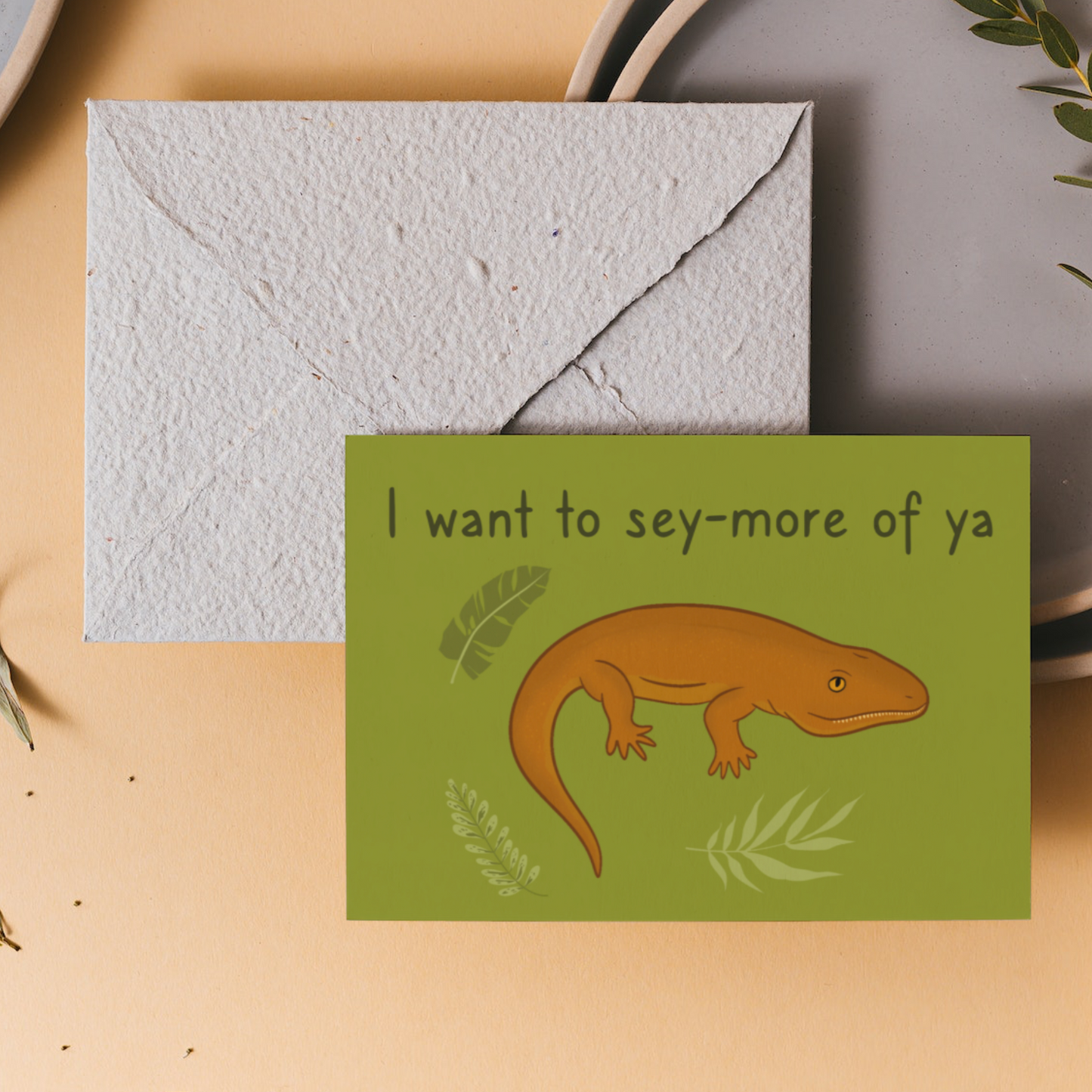 Seymouria Greeting Card